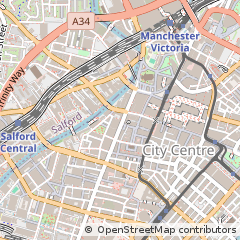 Map of Manchester