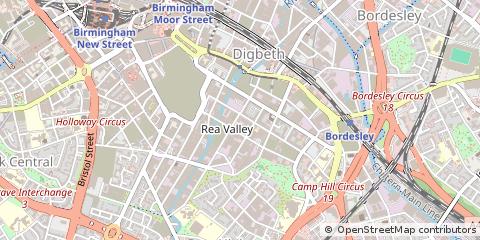 Map of West Midlands