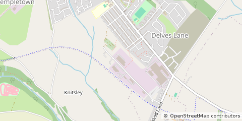 Map of Consett, County Durham