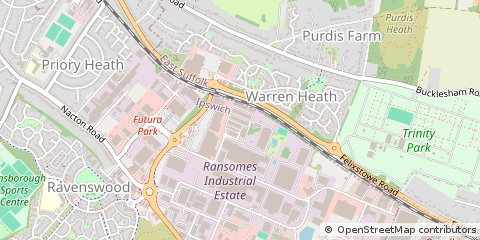 Map of Ipswich
