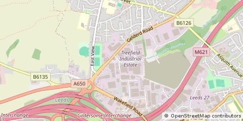 Map of Leeds