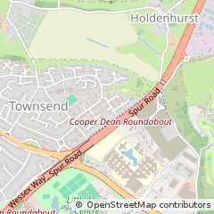 Map of Bournemouth