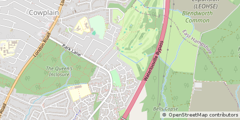 Map of Waterlooville, Hampshire