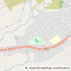 Map of Stoke on Trent, Staffordshire