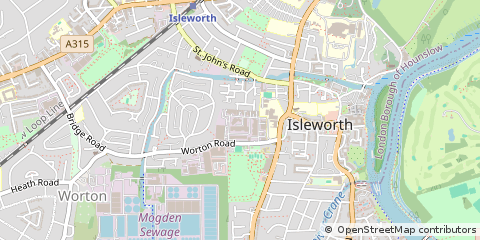 Map of Middlesex
