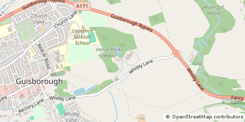 Map of Guisborough, North Yorkshire