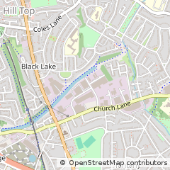 Map of West Bromwich, West Midlands