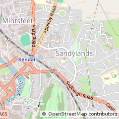Map of Kendal, Cumbria