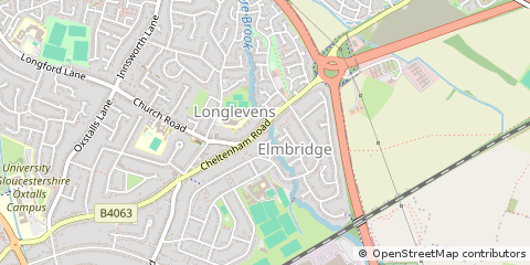 Map of Gloucester, Gloucestershire