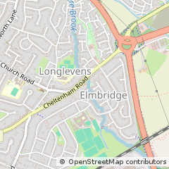 Map of Gloucester, Gloucestershire