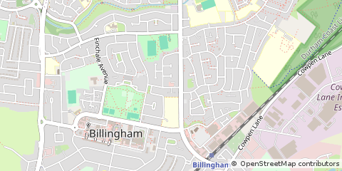 Map of Billingham