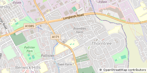 Map of Middlesbrough