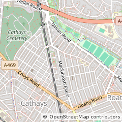 Map of Cardiff