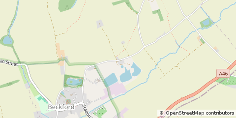 Map of Tewkesbury, Gloucestershire