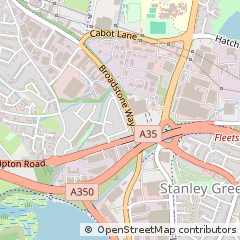 Map of Poole, Dorset
