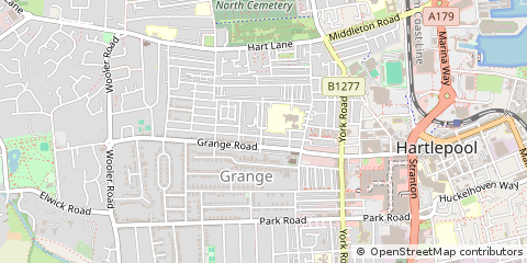 Map of Hartlepool