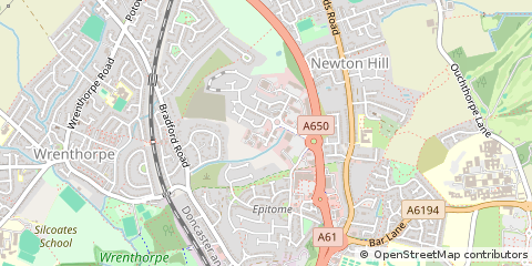 Map of Wakefield