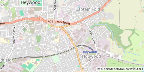 Map of Heywood