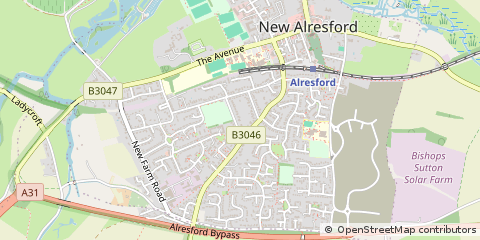 Map of Alresford