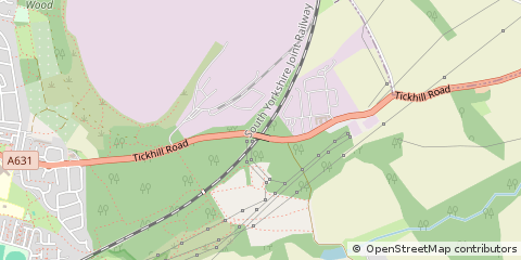 Map of Rotherham