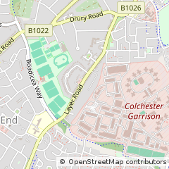 Map of Colchester, Essex