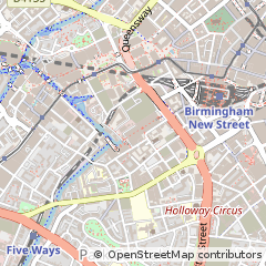 Map of Birmingham