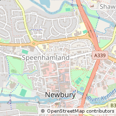 Map of Newbury, Berkshire