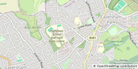 Map of Reading