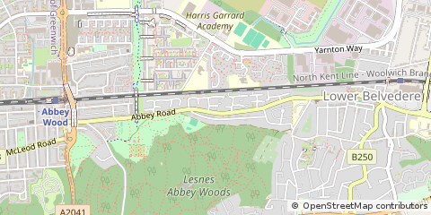 Map of Belvedere