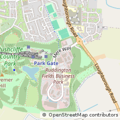 Map of Nottingham, Nottinghamshire