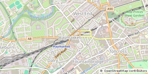 Map of Edinburgh