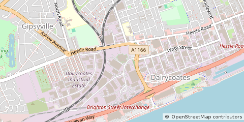 Map of Hull, North Humberside