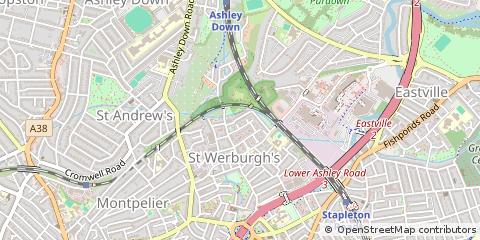 Map of Bristol