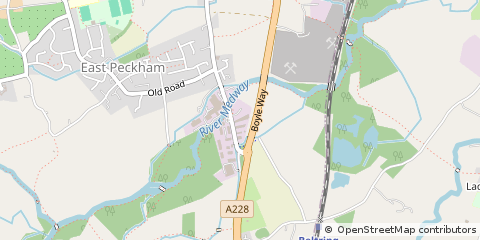 Map of Tonbridge, Kent
