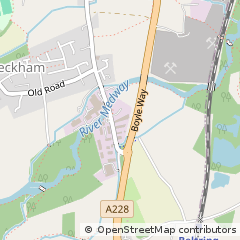 Map of Tonbridge, Kent