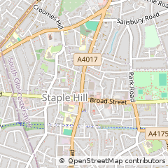Map of Bristol