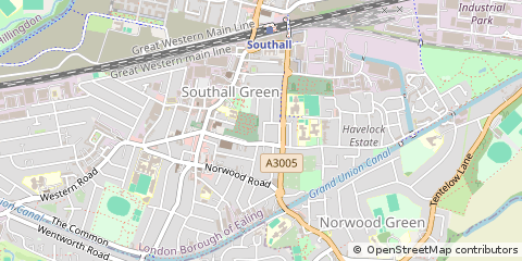 Map of Southall