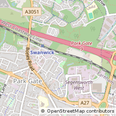 Map of Fareham, Hampshire