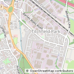 Map of Fareham, Hampshire