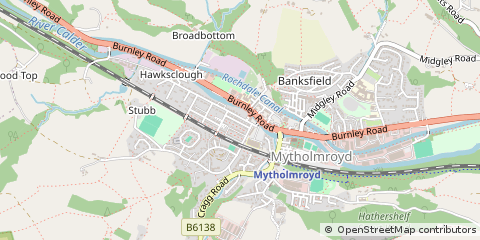 Map of Hebden Bridge
