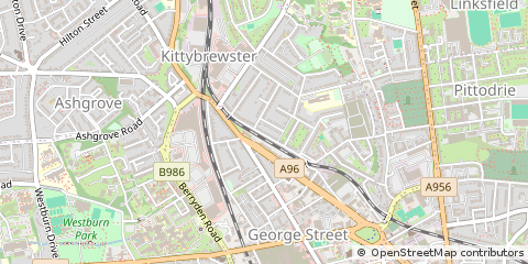 Map of Aberdeen