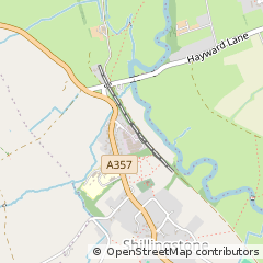 Map of Shillingstone, Dorset