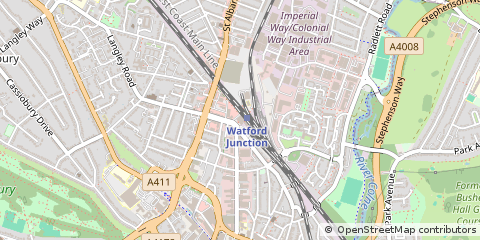 Map of Watford