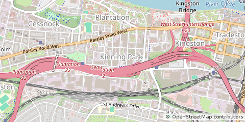 Map of Glasgow