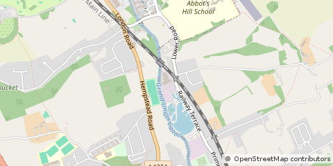 Map of Kings Langley, Hertfordshire