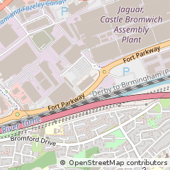 Map of Birmingham, West Midlands