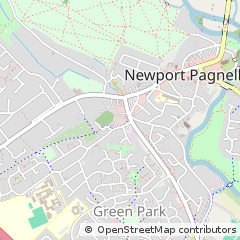 Map of Newport Pagnell, Buckinghamshire