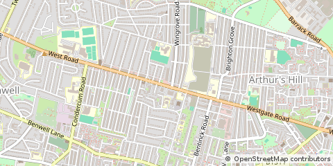 Map of Newcastle Upon Tyne