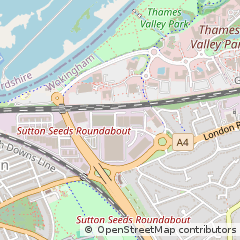 Map of Reading, Berkshire