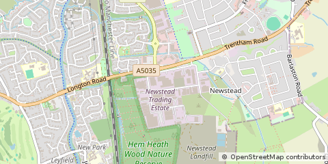 Map of Stoke-on-Trent